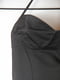Сукня-футляр чорна з вузькими бретелями | 6507027 | фото 2