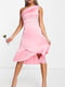Рожева вечірня сукня на одне плече | 6507083