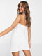 Біла сукня-футляр з вирізом-крапелькою | 6507103 | фото 3