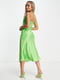 Сукня в білизняному стилі салатового кольору | 6507200 | фото 2