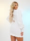 Біла сукня-футляр з ефектним декольте | 6507233 | фото 3