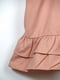Рожева сукня А-силуету з оборками | 6507470 | фото 4
