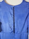 Синя сукня А-силуету з відрізною спідницею в складку | 6507645 | фото 5