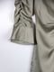 Сукня-жакет кольору хакі з декоративними збірками | 6509147 | фото 2