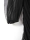 Чорна сукня-футляр з прозорими рукавами | 6699201 | фото 4