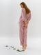 Велюрова рожева піжама: пуловер та штани | 6699518 | фото 3
