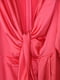 Червона сукня А-силуету з довгим рукавом на манжеті | 6699588 | фото 4