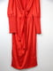 Червона сукня А-силуету з довгим рукавом на манжеті | 6699588 | фото 5