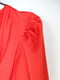Червона сукня А-силуету з довгим рукавом на манжеті | 6699588 | фото 2