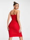 Червона сукня-футляр з відкритими плечима | 6707187 | фото 3