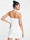 Біла сукня-футляр з напіввідкритою спинкою | 6722585 | фото 2