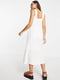 Біла сукня А-силуету з оборкою знизу | 6722979 | фото 2