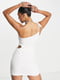 Сукня-футляр молочного кольору з вирізом збоку | 6723113 | фото 4
