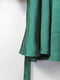 Сукня А-силуету бірюзового кольору з шалевим комірцем | 6723312 | фото 4