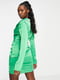 Зелена сукня-футляр з зав’язками спереду | 6723766 | фото 3