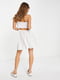 Біла сукня А-силуету з спідницею в складку | 6724872 | фото 2