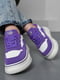 Кросівки бузкового кольору на шнурівці | 6725735 | фото 2