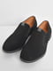 Перфоровані чорні туфлі з еластичними вставками | 6769624 | фото 2