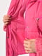 Демісезонна рожева куртка з хутряним оздобленням | 6828010 | фото 4