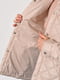 Куртка жіноча демісезонна бежевого кольору  | 6828015 | фото 4