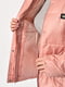 Демісезонна стьобана куртка персикового кольору  | 6828018 | фото 4