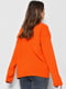 Напівбатальний помаранчевий светр | 6828029 | фото 3