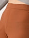 Штани розкльошені коричневого кольору  | 6828116 | фото 4