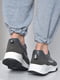 Кросівки темно-сірого кольору на шнурівці | 6828206 | фото 3