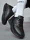 Кросівки чорного кольору на шнурівці  | 6828207 | фото 2