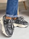 Кросівки сірого кольору на шнурівці | 6828211 | фото 3
