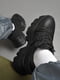 Кросівки чорного кольору на шнурівці | 6828213 | фото 2