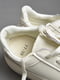 Кросівки з натуральної шкіри молочного кольору на шнурівці  | 6828220 | фото 4