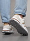 Кросівки біло-сірого кольору на шнурівці  | 6828227 | фото 3