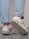 Кросівки сірого кольору на шнурівці | 6828228 | фото 3