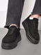 Кросівки чорного кольору на шнурівці | 6828239 | фото 2