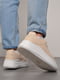 Кросівки бежевого кольору на шнурівці  | 6828241 | фото 3