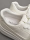 Кросівки білого кольору на шнурівці | 6828246 | фото 4