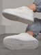 Кросівки білого кольору на шнурівці  | 6828250 | фото 3