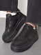 Кросівки чорного кольору на шнурівці | 6828251 | фото 2
