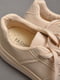 Кросівки бежевого кольору на шнурівці  | 6828252 | фото 4