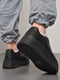 Кросівки чорного кольору на шнурівці | 6828257 | фото 3