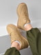 Кросівки бежевого кольору на шнурівці  | 6828266 | фото 2