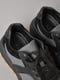Чорно-сірі кросівки на шнурівці | 6828269 | фото 4