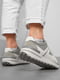 Сіро-білі кросівки на шнурівці  | 6828270 | фото 3