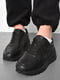 Кросівки чорного кольору на шнурівці | 6828271 | фото 2