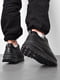 Кросівки чорного кольору на шнурівці  | 6828271 | фото 3