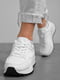 Кросівки білого кольору на шнурівці  | 6828274 | фото 2