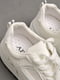 Кросівки білого кольору на шнурівці  | 6828274 | фото 4