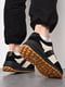Кросівки чорно-білого кольору на шнурівці  | 6828283 | фото 3