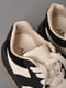 Кросівки чорно-білого кольору на шнурівці  | 6828283 | фото 4